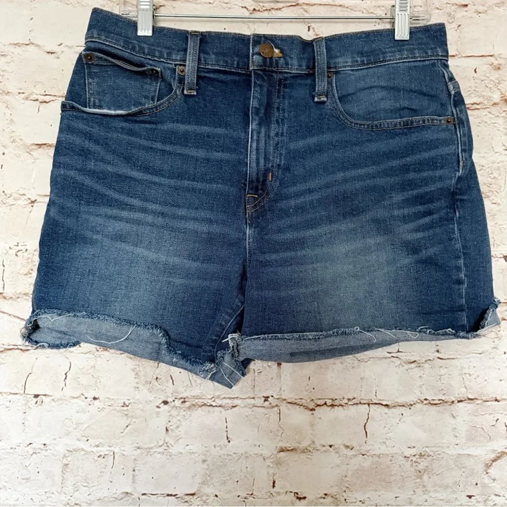 J. Crew high rise Jean shorts